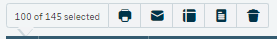 The actions toolbar.